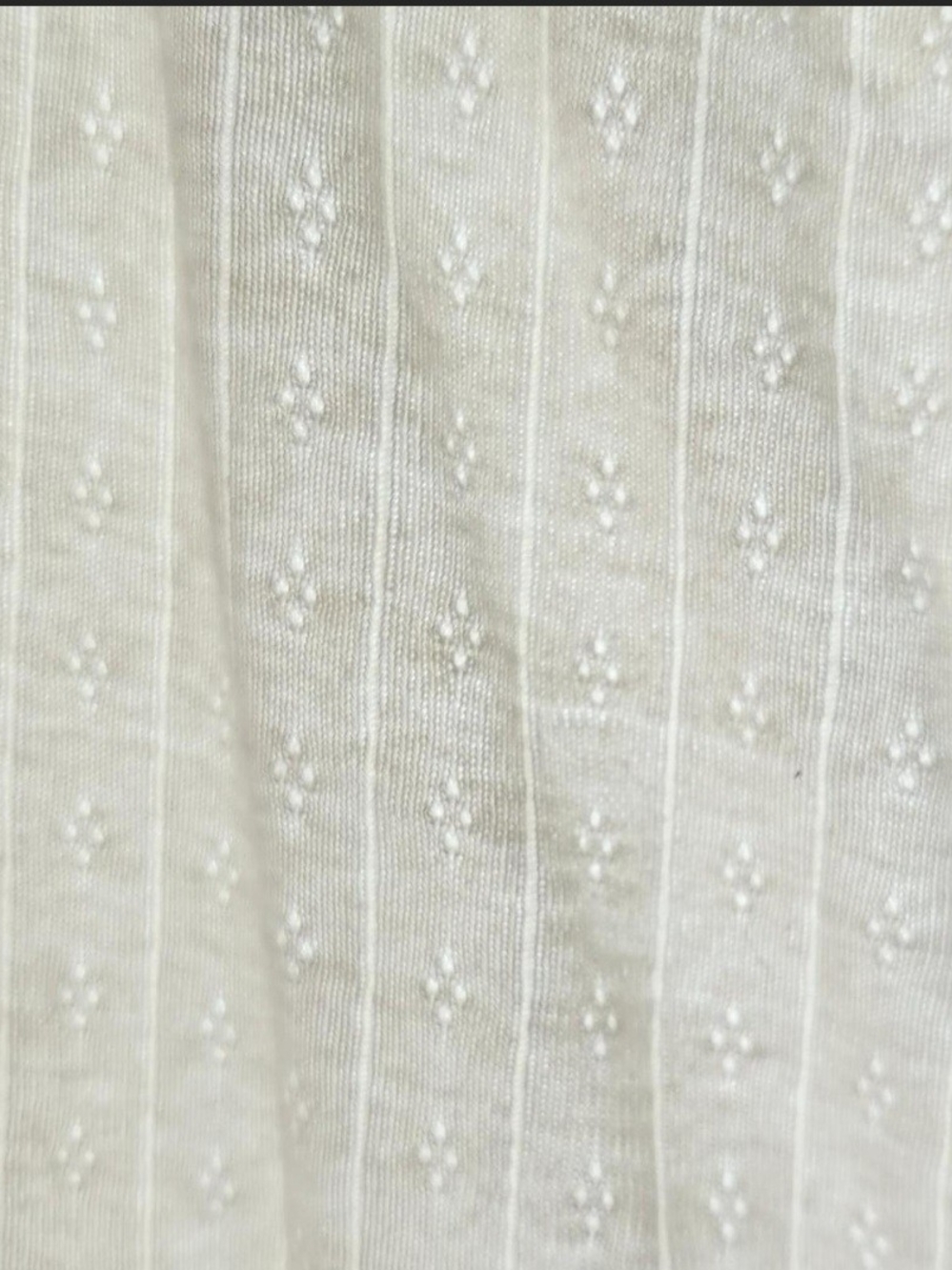 Torrid Cream Button-Front Ribbed Tank Top - Picture 3 of 5